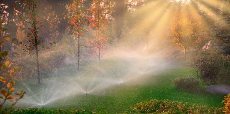 Is it better to run Lawn sprinklers at night or morning?